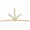 Ekena Millwork Davenport Rough Sawn Timber Gable Bracket, Douglas Fir, 108"W x 72"H x 2"D x 4"F, 16/12 Pitch GBW108X72X0204DAV00RDF - alternate 3
